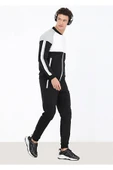 Kip Erkek Oversize Fermuarlı Sweatshirt - Minimalist Spor Tarzı - 2