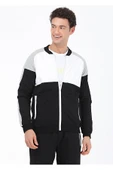Kip Erkek Oversize Fermuarlı Sweatshirt - Minimalist Spor Tarzı - 1