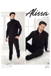 Erkek Alt Üst Siyah Eşofman Takımı thumbnail 1