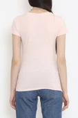 Işıltılı Püsküllü Tişört Pudra - 1001.1367. - 8