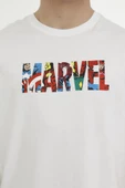 Lumberjack Marvel Baskılı Regular Fit Kısa Kol Erkek T-Shirt - Günlük Kullanım - 5