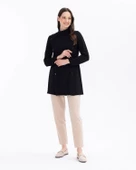 SCL Minimalist Uzun Kol Midi Tunik - Günlük Şık Kombinler - 7