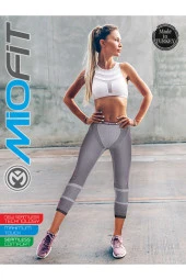 Power Short Yüksek Bel 3/4 Seamless Spor Tayt thumbnail 1