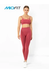 Yoga & Pilates Yüksek Bel Toparlayıcı Seamless Spor Tayt thumbnail 3