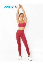 Yoga & Pilates Yüksek Bel Toparlayıcı Seamless Spor Tayt thumbnail 4