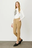 Ekol Minimalist Kadın Pantolon - 7/8 Boy Yüksek Bel - Günlük & Ofis thumbnail 2