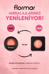 Yoğun Işıltılı Göz Farı - Baked Eyeshadow -003 Orange Popsicle- 8682536052382 - 2
