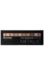 10'lu Far Paleti (METALİK NUDE VE TOPRAK TONLARI)-eyeshadow Palette-004 Metallıc-8690604551705 - 3