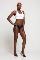 Kadın Beyaz Desteksiz İpli Büstiyer Koz115k35006 thumbnail 3