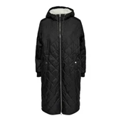 Only Oversize Kapüşonlu Midi Kışlık Kaban - Sıcak ve Şık - 8