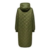 Only Oversize Kapüşonlu Midi Kışlık Kaban - Sıcak ve Şık - 4