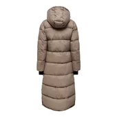 Only Oversize Kapüşonlu Maxi Kadın Kaban - Sıcak ve Şık Kışlık - 8