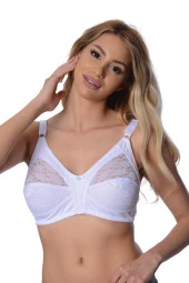 Kadın Beyaz Dantelli Toparlayıcı Sütyen thumbnail 4