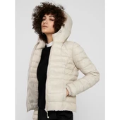 Only Kapüşonlu Minimalist Kadın Mont - Günlük Şıklık - 3