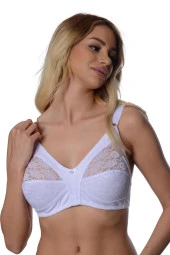 Kadın Beyaz Dantelli Toparlayıcı Sütyen thumbnail 1