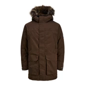 Jack&Jones Erkek Oversize Kışlık Kaban - Kapüşonlu, Cepli, Sıcak - 1