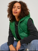 Jack&Jones JJXX Kapüşonlu Oversize Kadın Yelek - Minimalist Stil - 6