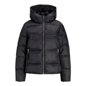 Jack&Jones JJXX Kapüşonlu Minimalist Kadın Mont - Oversized Crop - 11