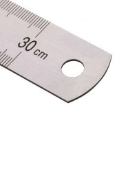 530g Çelik Cetvel Inch Ölçülü 30 Cm. - 1