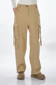 Unique Mode Oversize Bol Cepli Kadın Pantolon - Minimalist Günlük Stil - 3