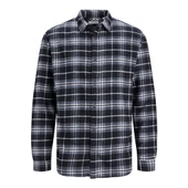 Jack&Jones Minimalist Uzun Kol Kareli Erkek Gömleği - Günlük Şıklık - 5