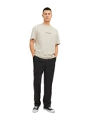 Jack&Jones Oversize Minimalist Erkek T-Shirt - Günlük & Rahat thumbnail 5