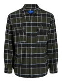 Jack&Jones Oversize Kareli Uzun Kol Gömlek - Günlük Stil - 4