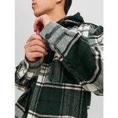 Jack&Jones Oversize Kareli Uzun Kol Gömlek - Günlük Şıklık - 10