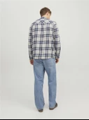 Jack&Jones Erkek Uzun Kol Kareli Minimalist Gömlek - Günlük Stil - 11