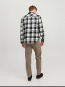 Jack&Jones Erkek Uzun Kol Kareli Minimalist Gömlek - Günlük Stil - 7