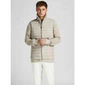 Jack&Jones Oversize Fermuarlı Yaka Erkek Yelek - Minimalist Tarz - 10