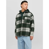 Jack&Jones Oversize Kareli Uzun Kol Gömlek - Günlük Şıklık - 2