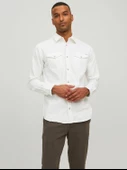 Jack&Jones Minimalist Uzun Kol Regular Fit Erkek Denim Gömlek - 8