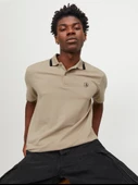 Jack&Jones Minimalist Polo Yaka Kısa Kol Erkek Tişört - Günlük Stil thumbnail 11