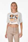Only Kadın Crop T-shirt 15290663 - 3