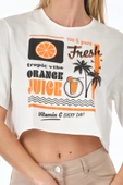 Only Kadın Crop T-shirt 15290663 - 10