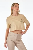 Only Kadın Crop T-shirt 15290663 - 7