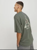 Jack&Jones Oversize Minimalist Erkek T-Shirt - Günlük Kullanım thumbnail 11