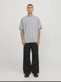 Jack&Jones Oversize Minimalist Erkek T-Shirt - Günlük Kullanım thumbnail 6