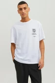 Jack&Jones Oversize Erkek T-Shirt - Kısa Kol - Minimalist Stil thumbnail 4