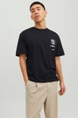 Jack&Jones Oversize Erkek T-Shirt - Kısa Kol - Minimalist Stil thumbnail 3
