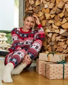 Only Kadın Desenli Kışlık Eşofman Altı - Sıcak ve Rahat - 6