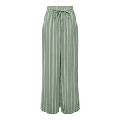 Only Midi Boy Çizgili Kadın Pantolon - Rahat & Şık Günlük Kombin thumbnail 4