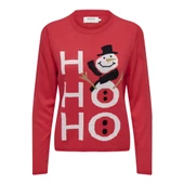 Only Kadın Noel Kazak - Uzun Kol Yuvarlak Yaka - Hediyelik thumbnail 4