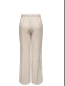 Only Minimalist Çizgili Keten Pantolon - Geniş Paça - Rahat ve Şık thumbnail 4