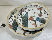 Roy King Freya 2 li Yuvarlak Tepsi 34x4cm - 39x4cm FX 028 - 1