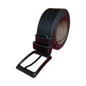 Erkek Spor Kemer 4 Cm. Düz Siyah Gvn-0057 - 1