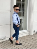 MODAVALS ASKILI PAPYONLU 4 PARÇA ERKEK ÇOCUK KOT TAKIM - 9