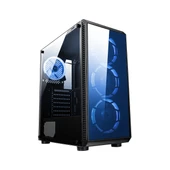 Omyvera 192-6 4X Blue Fan Usb 2.0 250W 300W Matx Gaming Bilgisayar Kasası - 2