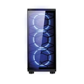 Omyvera 192-6 4X Blue Fan Usb 2.0 250W 300W Matx Gaming Bilgisayar Kasası - 4